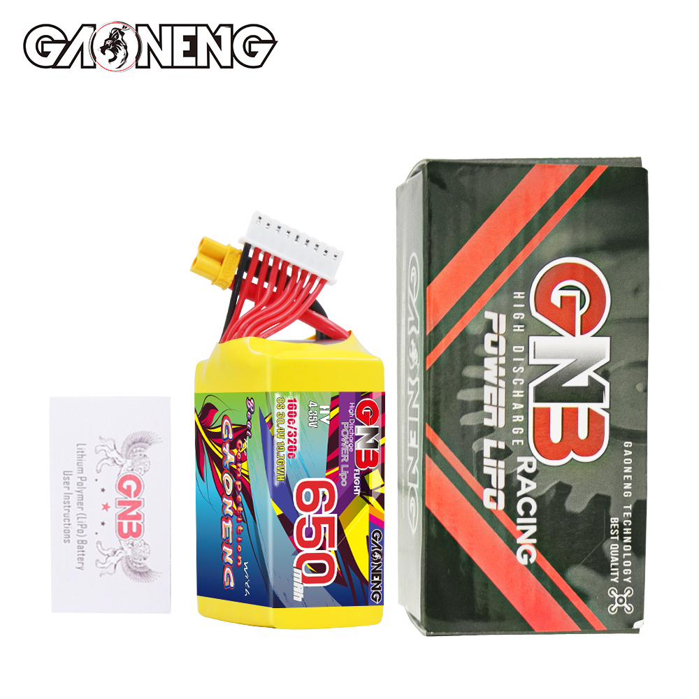 GAONENG GNB LiHV 8S 30.4V 650mAh 160C XT60 LiPo Battery