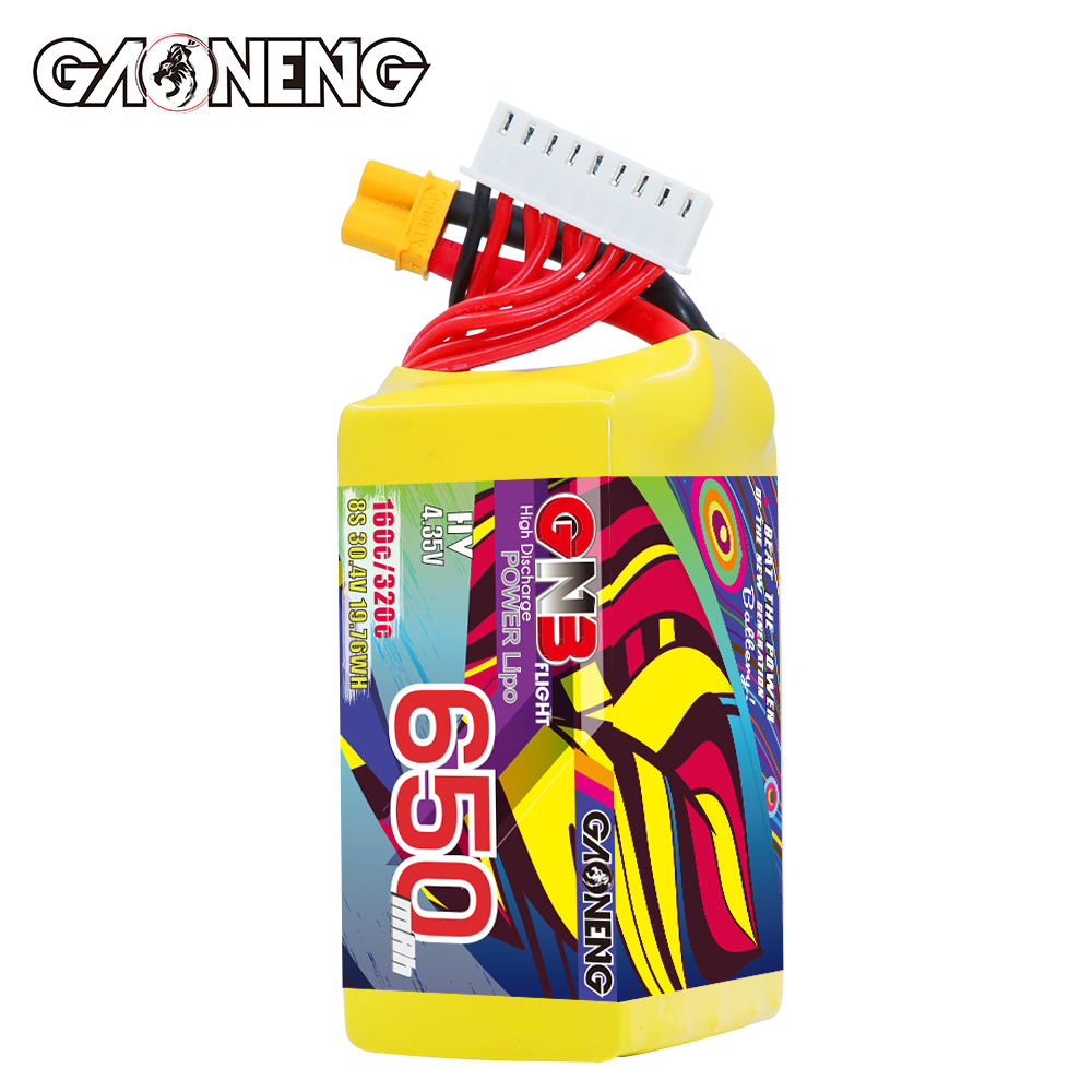 GAONENG GNB LiHV 8S 30.4V 650mAh 160C XT60 LiPo Battery