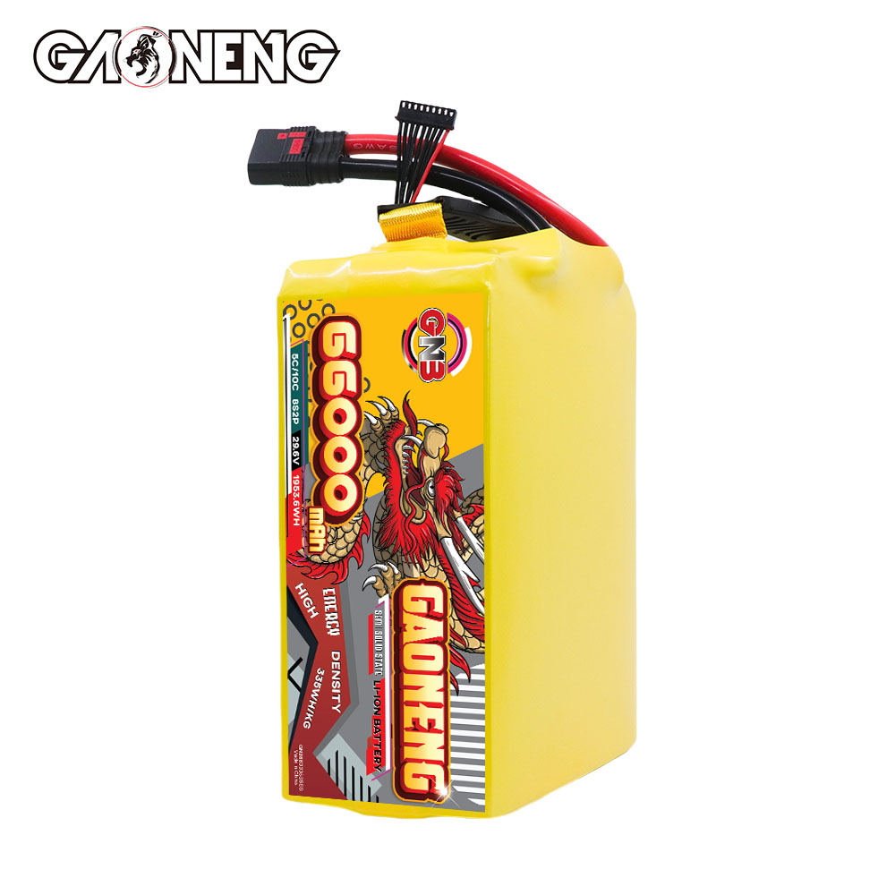 GAONENG GNB 66000mah 8S 29.6V 5C QS8 Semi Solid State Li-ion Battery 335WH/kg