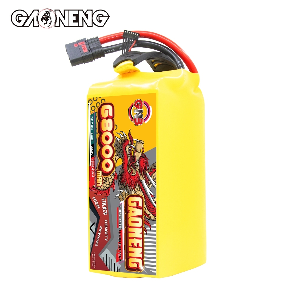 GAONENG GNB 68000mah 6S 22.2V 5C QS8 Semi Solid State Li-ion Battery