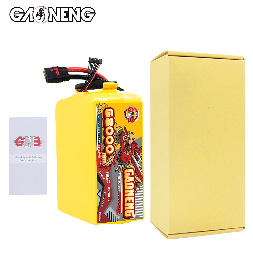GAONENG GNB 68000mah 8S 29.6V 5C QS8 Semi Solid State Li-ion Battery 310WH/kg