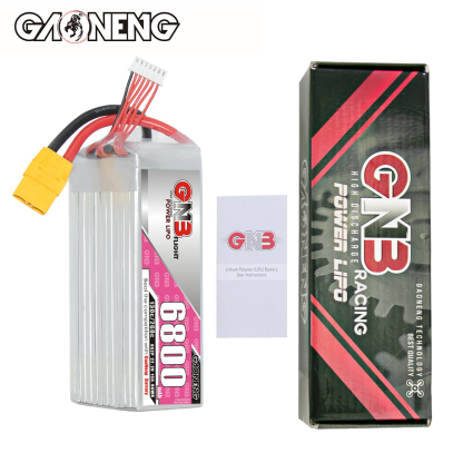 GAONENG GNB 6S 6S2P 22.2V 6800mAh 130C LiPo Battery XT90