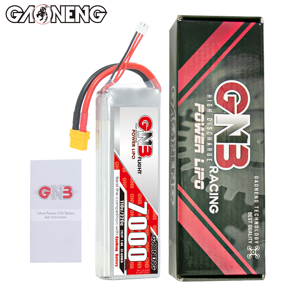 GAONENG GNB 2S 7.4V 7000mAh 110C LiPo Battery XT60
