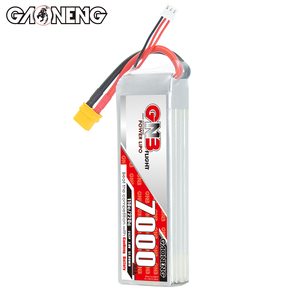 GAONENG GNB 2S 7.4V 7000mAh 110C LiPo Battery XT60