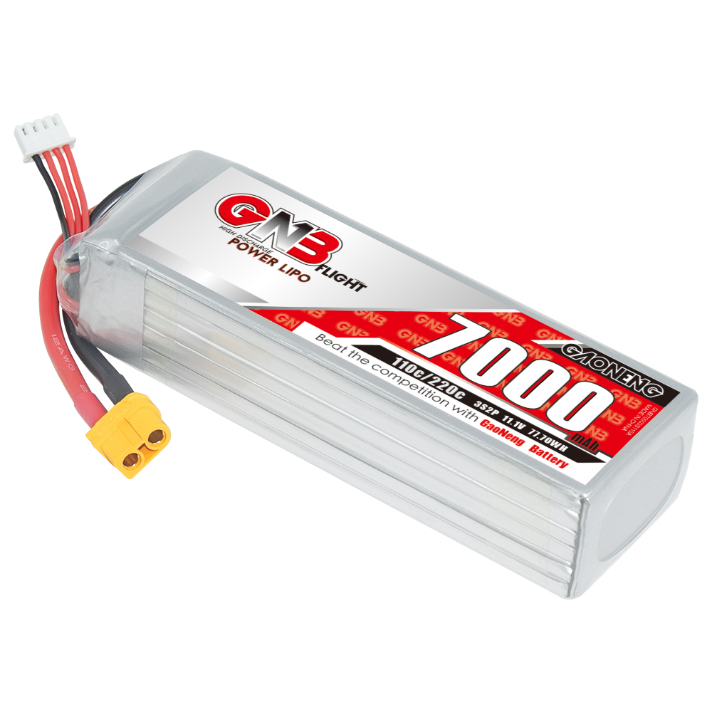 GAONENG GNB 3S 11.1V 6000mAh 100C XT60 LiPo Battery FPV Drone Quad Car