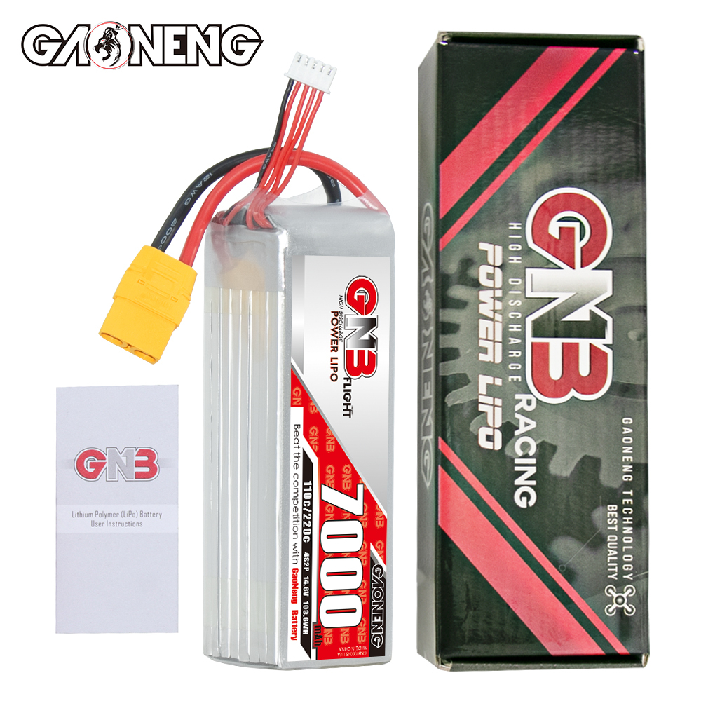 GAONENG GNB 4S 14.8V 7000mAh 110C XT90 LiPo Battery