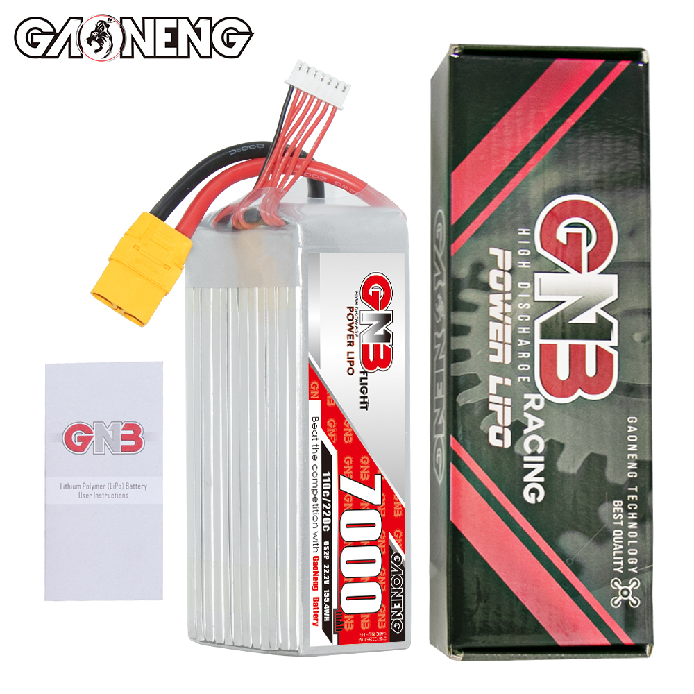 GAONENG GNB 6S 22.2V 7000mAh 110C LiPo Battery XT90