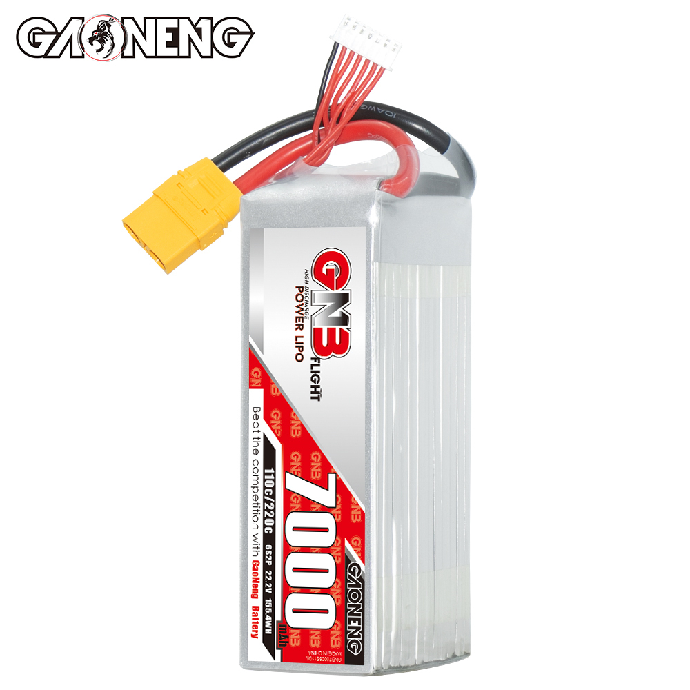 GAONENG GNB 6S 22.2V 7000mAh 110C LiPo Battery XT90
