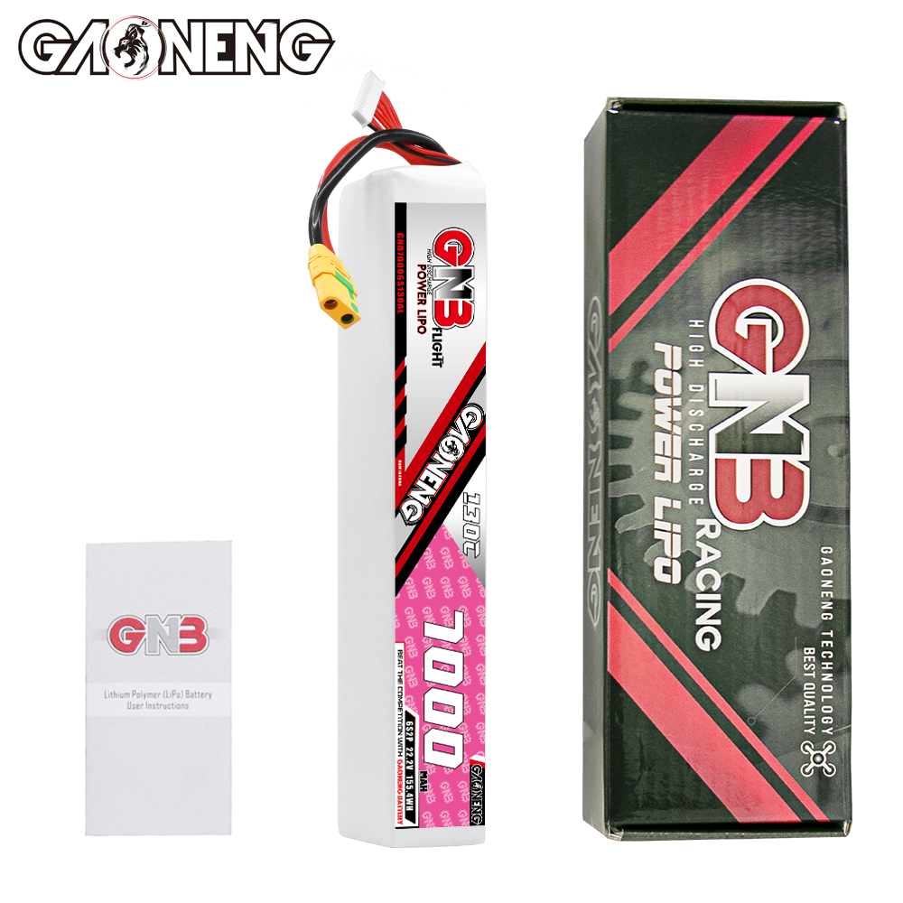 GAONENG GNB 6S 22.2V 7000mAh 130C LiPo Battery XT90S