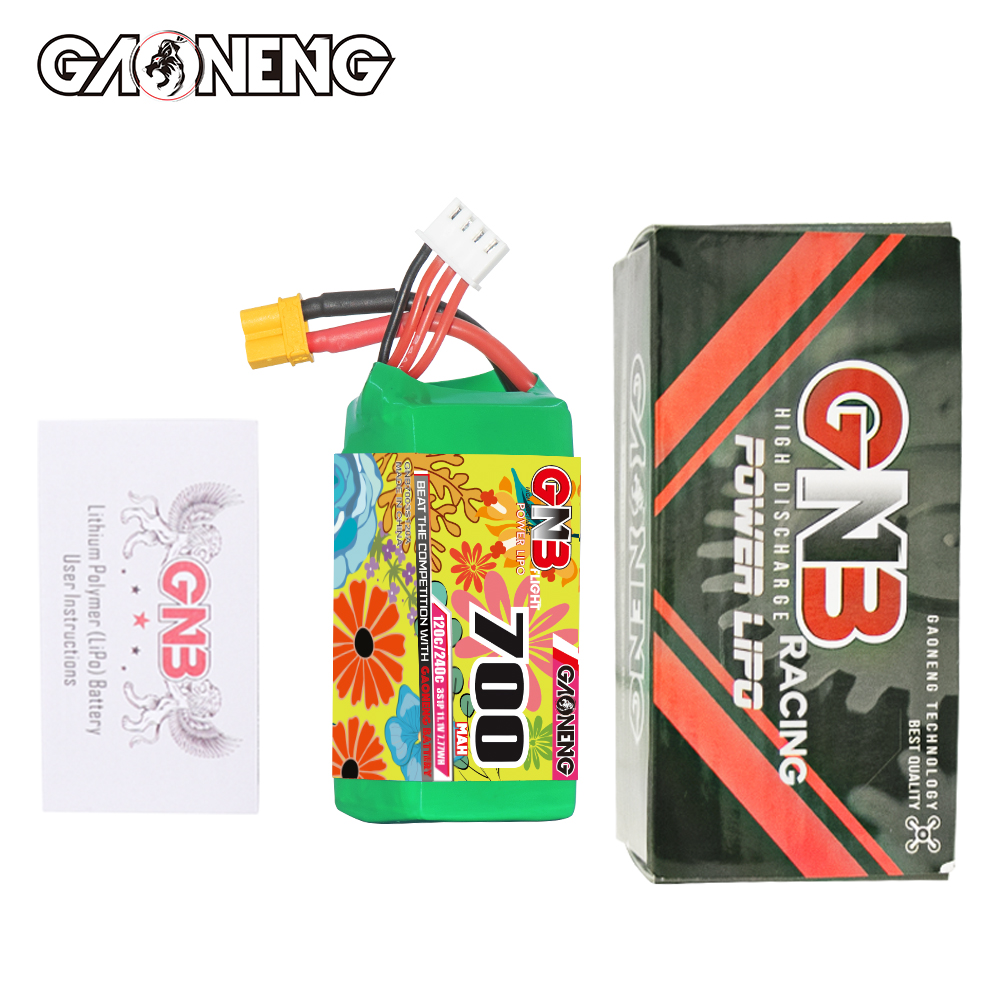 GAONENG GNB 3S 11.1V 700mAh 120C XT30 LiPo Battery