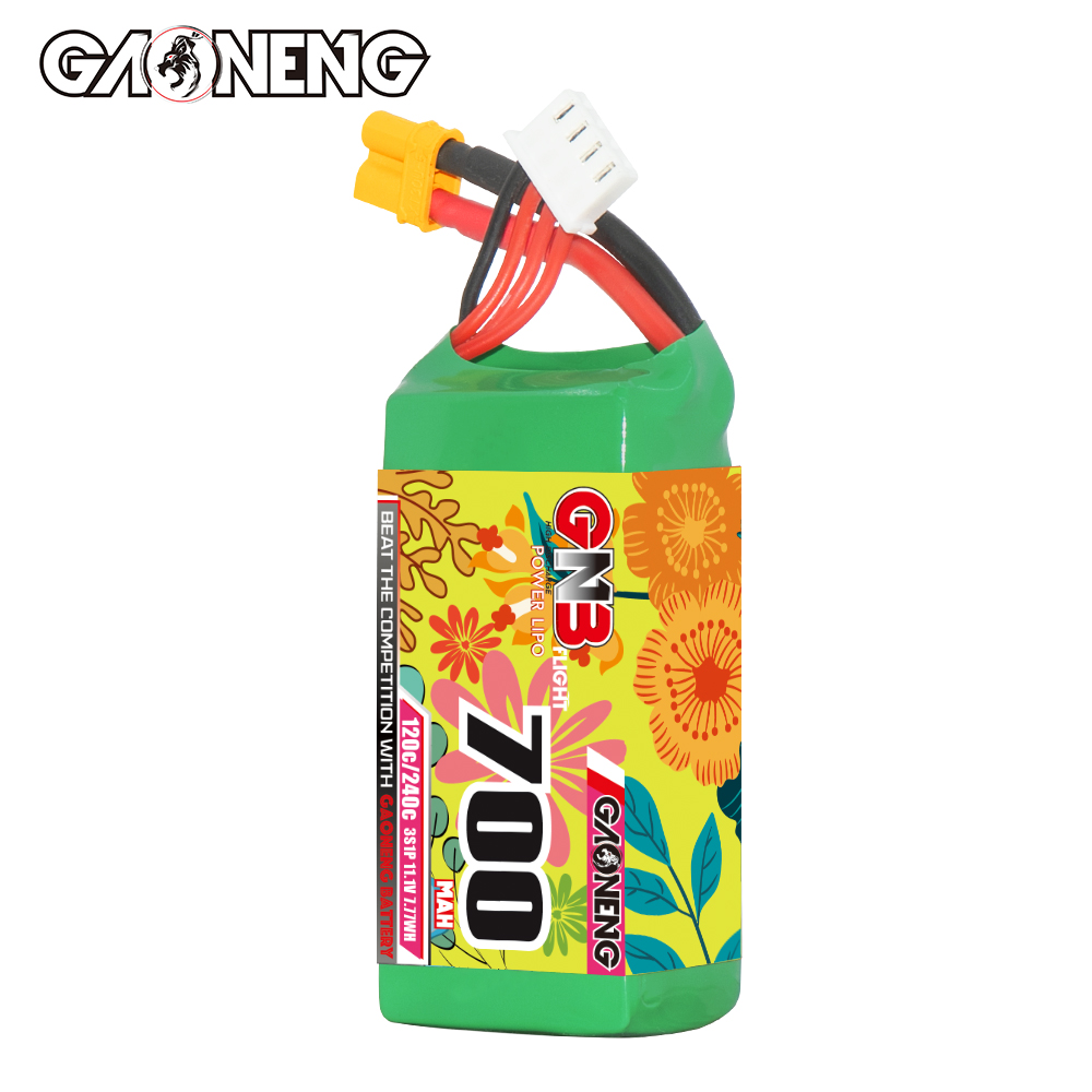 GAONENG GNB 3S 11.1V 700mAh 120C XT30 LiPo Battery