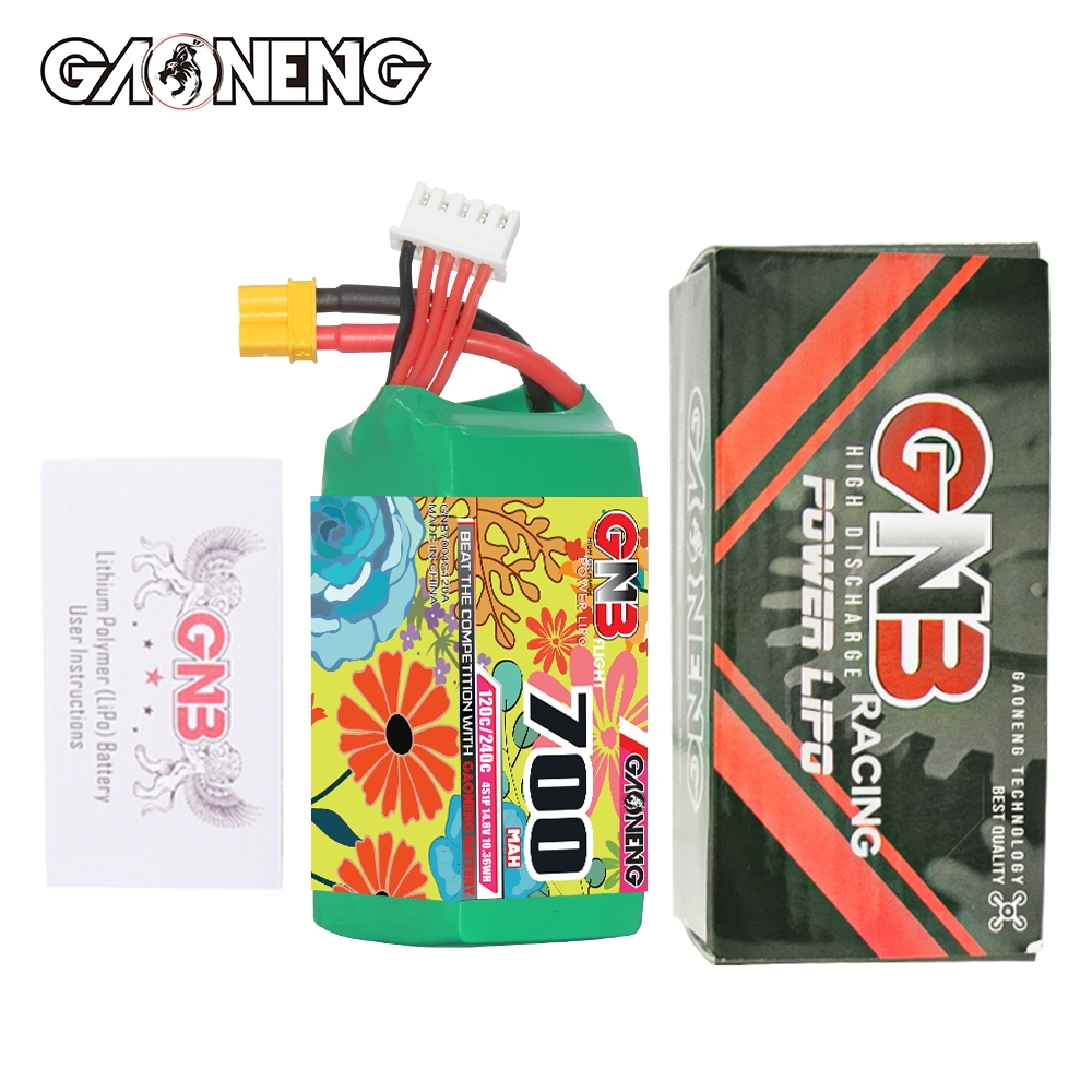 GAONENG GNB 4S 14.8V 700mAh 120C XT30 LiPo Battery