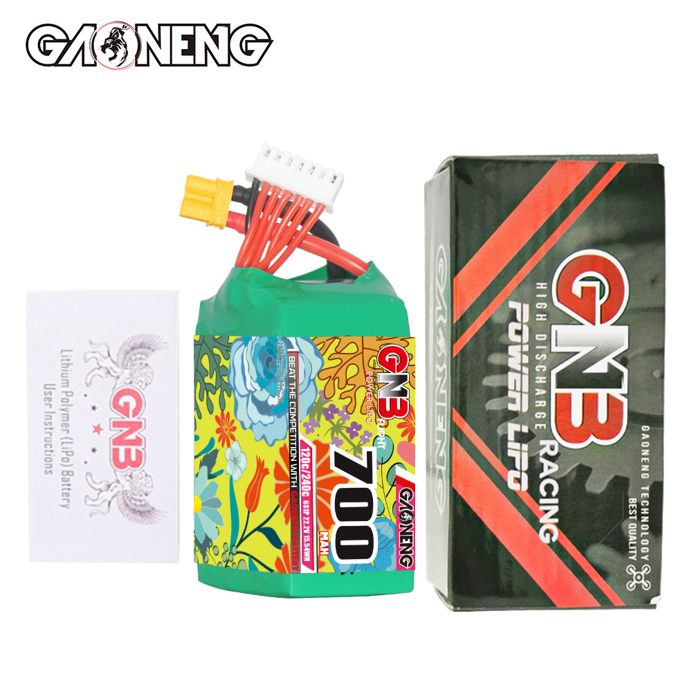 GAONENG GNB 6S 22.2V 700mAh 120C XT30 LiPo Battery