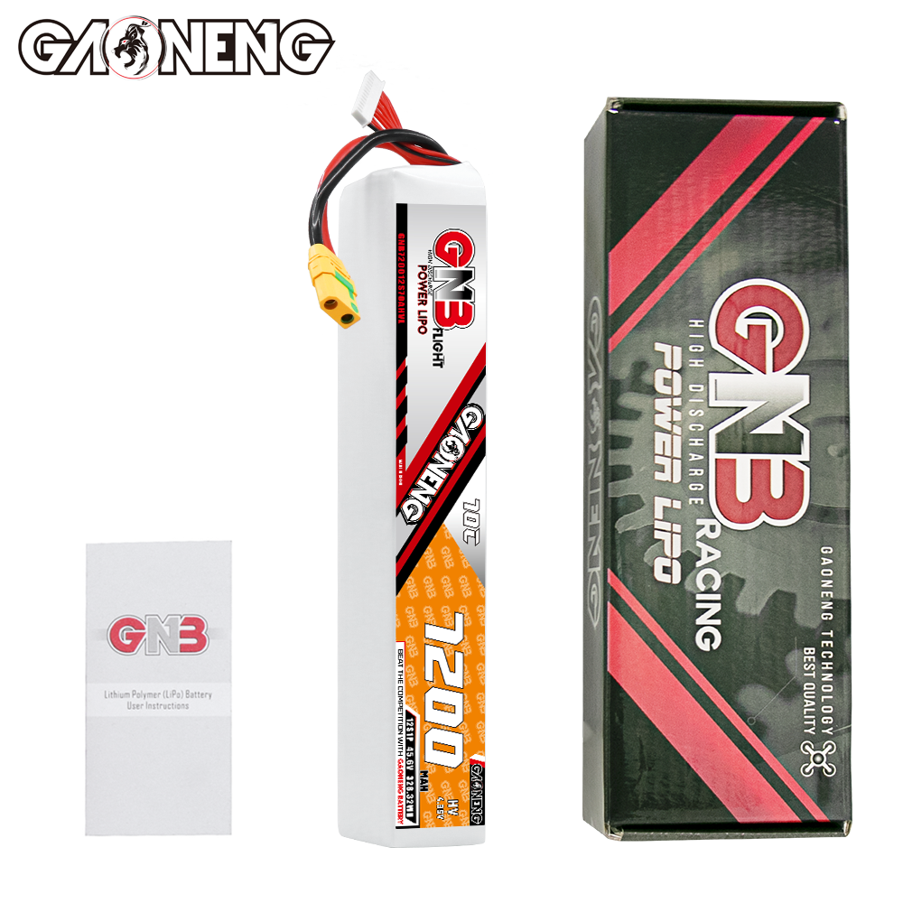 GAONENG GNB 12S 45.6V HV 7200mAh 70C LiPo Battery XT90S