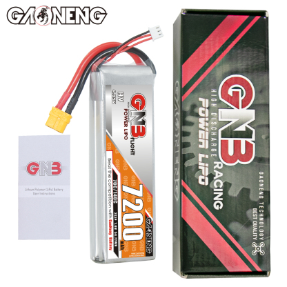 GAONENG GNB HV 2S 7.6V 7200mAh 70C LiPo Battery XT60