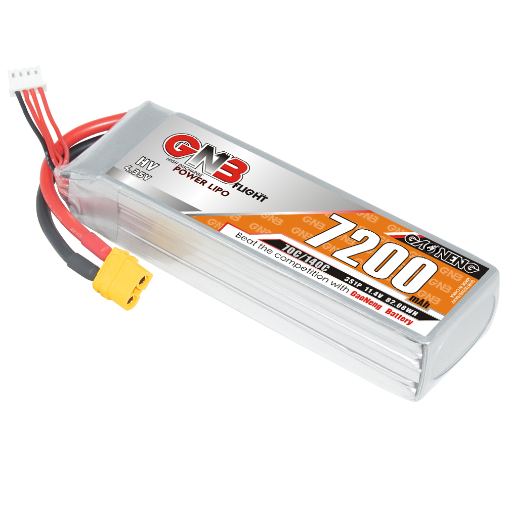 GAONENG GNB HV 3S 11.4V 7200mAh 70C LiPo Battery XT60