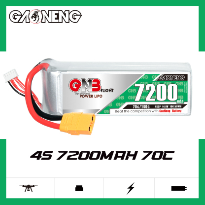 GAONENG GNB 4S 14.8V 7200mAh 70C LiPo Battery XT90