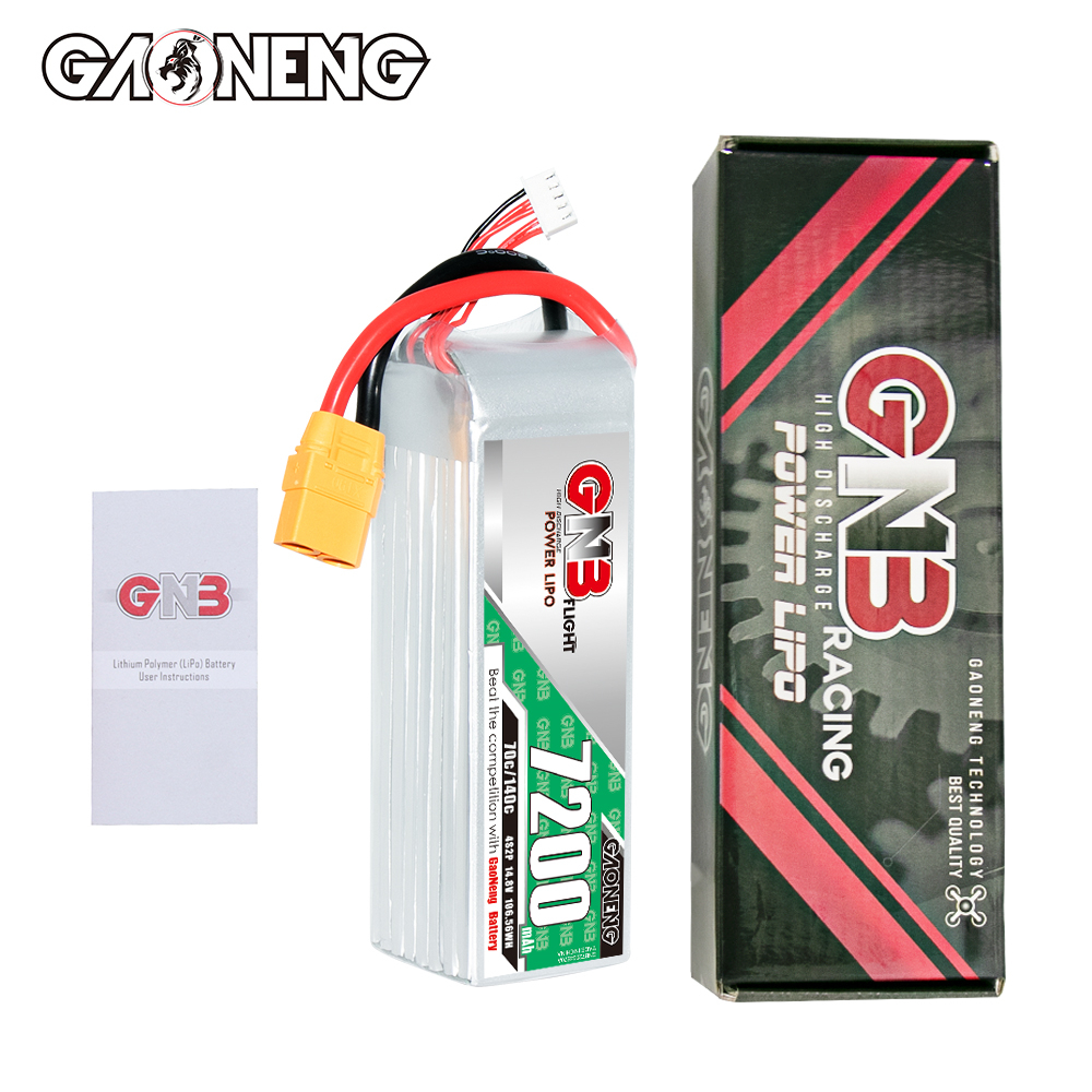 GAONENG GNB 4S 14.8V 7200mAh 70C LiPo Battery XT90