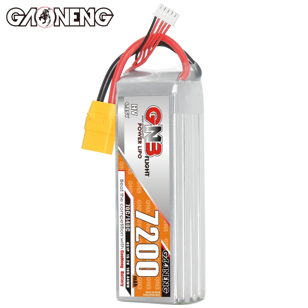 GAONENG GNB LiHV 4S 15.2V 7200mAh 70C LiPo Battery Drone Car Boat