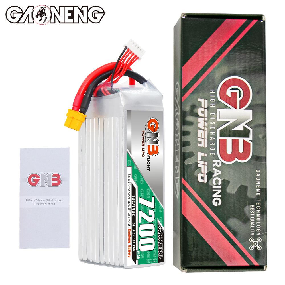 GAONENG GNB 5S 18.5V 7200mAh 70C LiPo Battery XT60