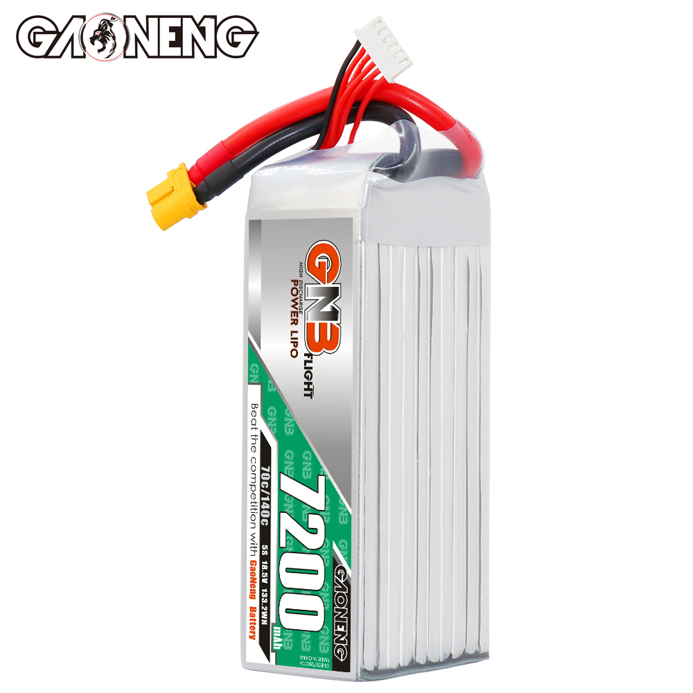 GAONENG GNB 5S 18.5V 7200mAh 70C LiPo Battery XT60