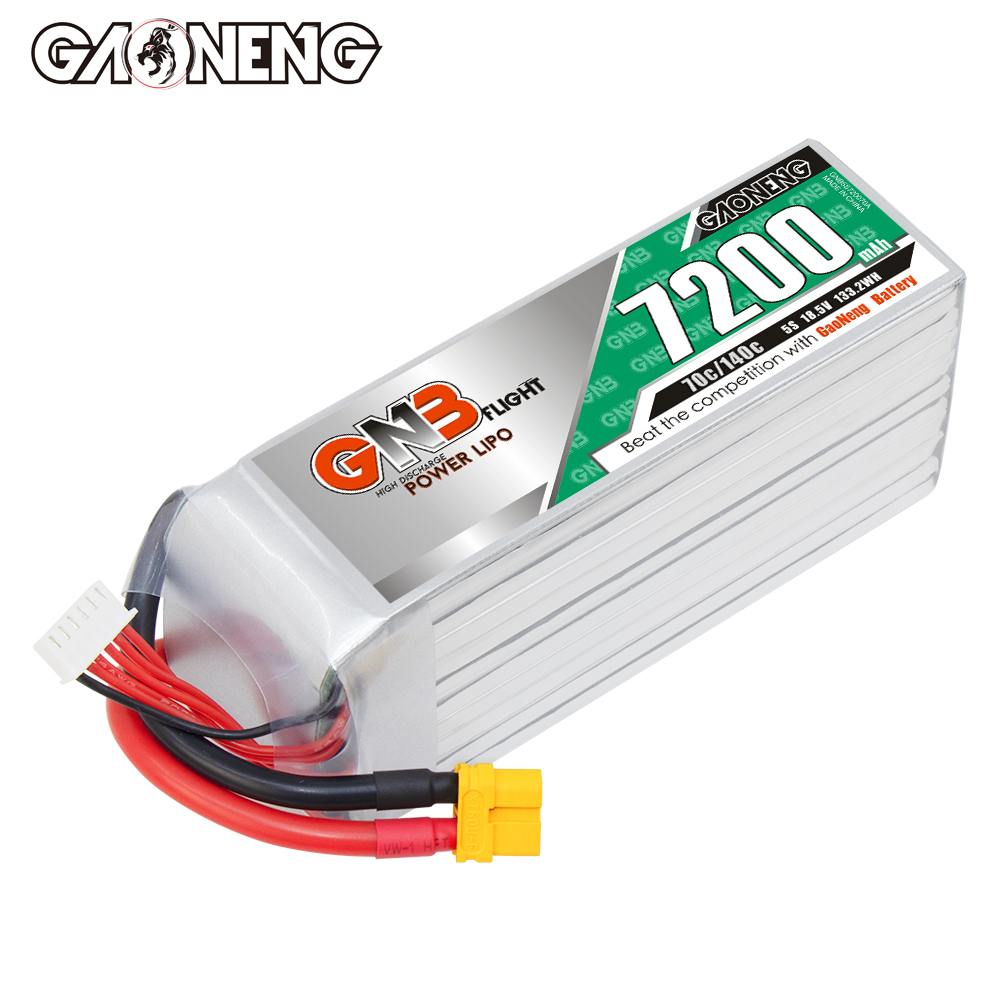 GAONENG GNB 5S 18.5V 7200mAh 70C LiPo Battery XT60