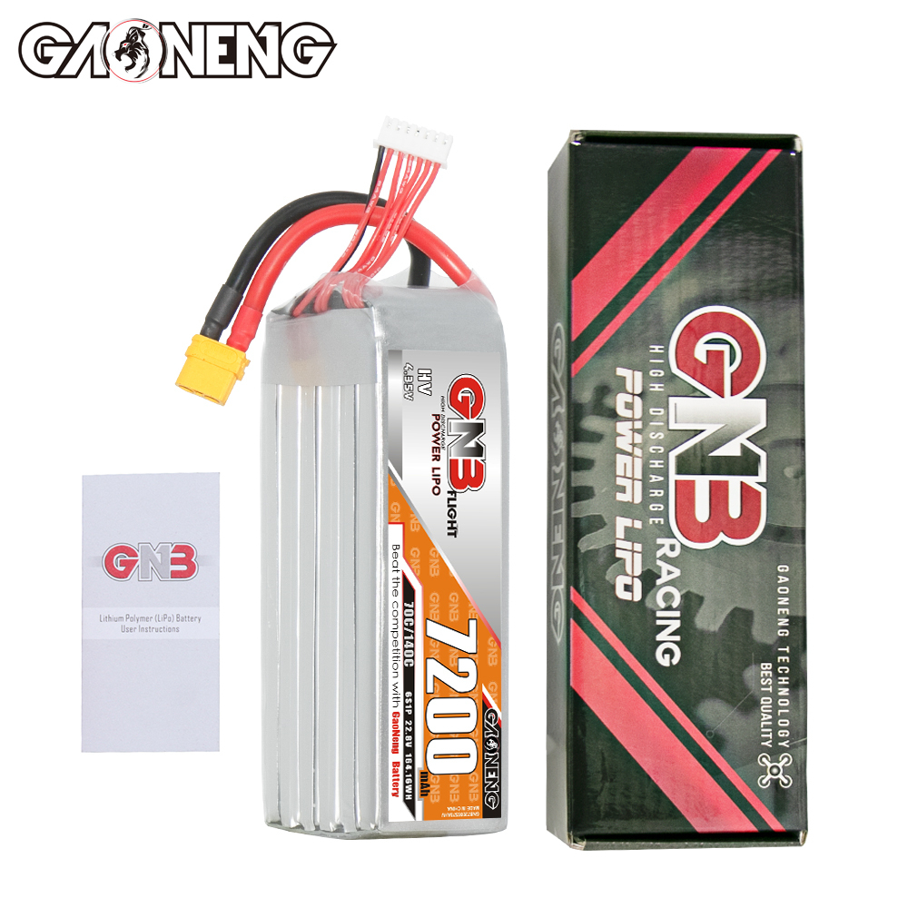 GAONENG GNB HV 6S 22.8V 7200mAh 70C LiPo Battery XT60