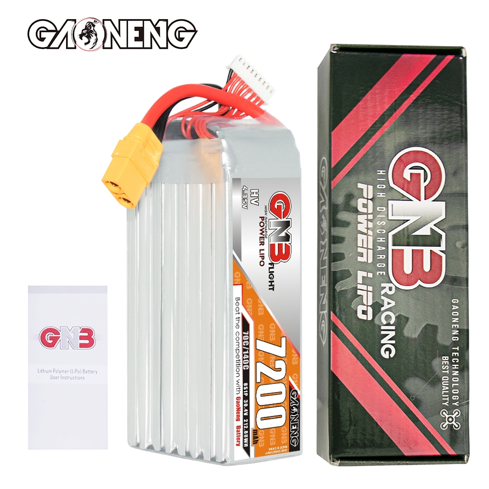 GAONENG GNB HV 8S 30.4V 7200mAh 70C LiPo Battery XT90