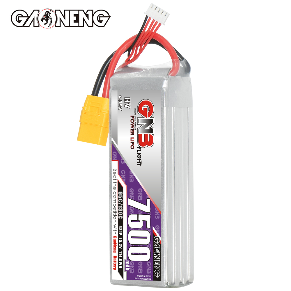 GAONENG GNB HV 4S 15.2V 7500mAh 65C XT90 LiPo Battery