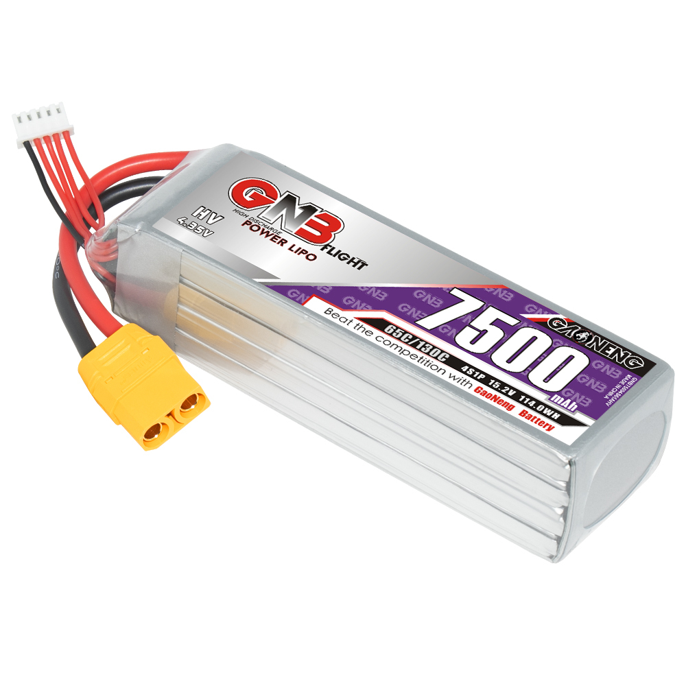 GAONENG GNB HV 4S 15.2V 7500mAh 65C XT90 LiPo Battery