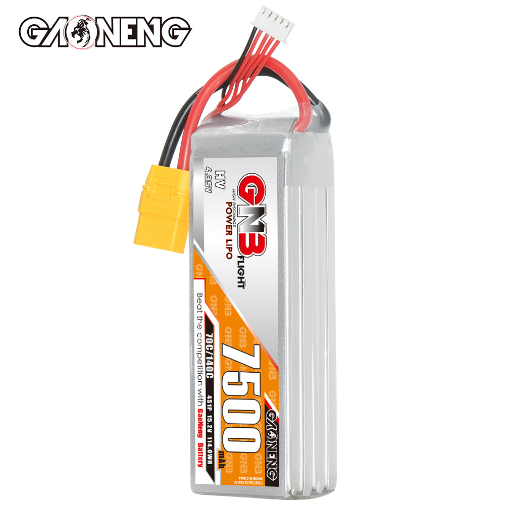 GAONENG GNB HV 4S 15.2V 7500mAh 70C XT90 LiPo Battery