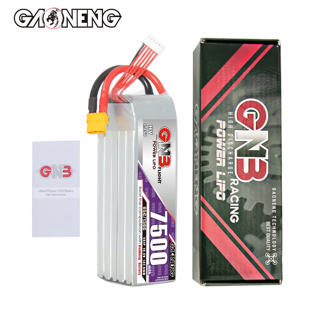 GAONENG GNB HV 5S 19V 7500mAh 65C XT60 LiPo Battery