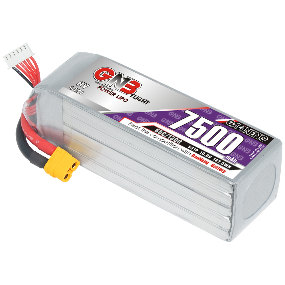 GAONENG GNB HV 5S 19V 7500mAh 65C XT60 LiPo Battery
