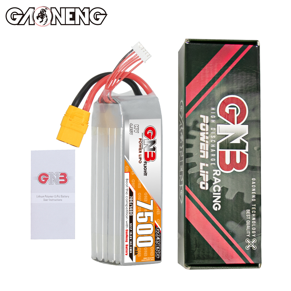 GAONENG GNB HV 5S 19V 7500mAh 70C XT90 LiPo Battery