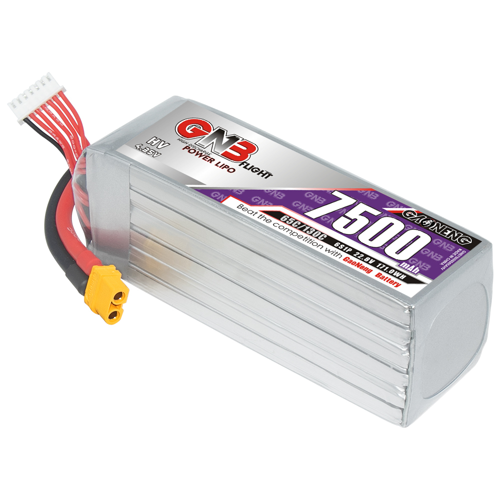 GAONENG GNB HV 6S 22.8V 7500mAh 65C LiPo Battery XT60