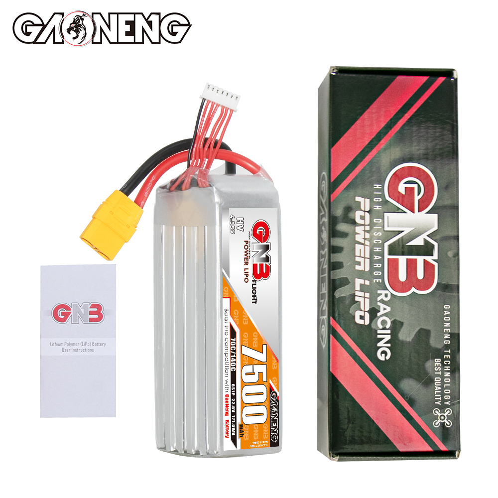 GAONENG GNB HV 6S 22.8V 7500mAh 70C LiPo Battery XT90