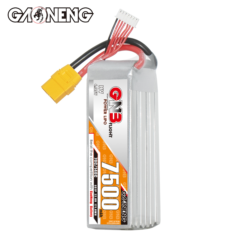 GAONENG GNB HV 6S 22.8V 7500mAh 70C LiPo Battery XT90