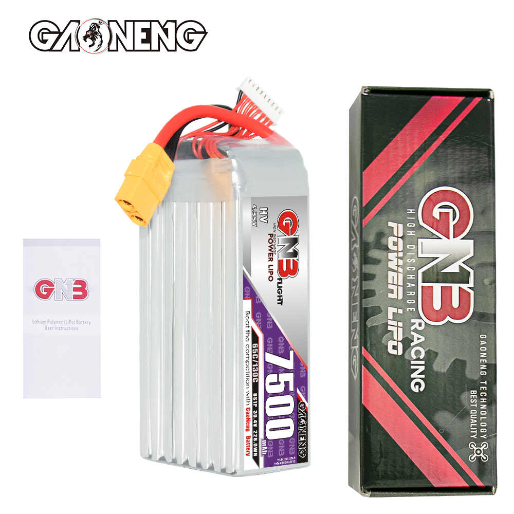 GAONENG GNB HV 8S 30.4V 7500mAh 65C LiPo Battery XT90