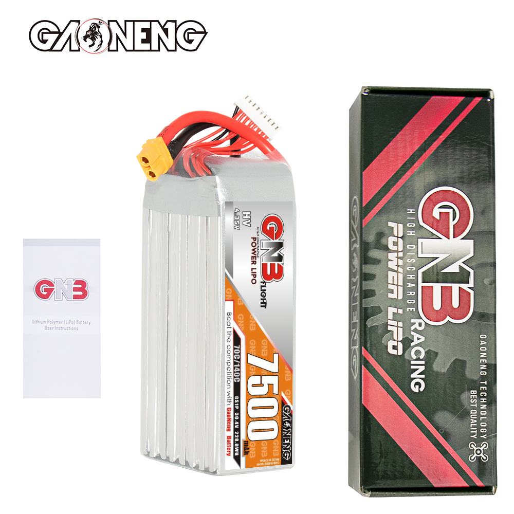 GAONENG GNB HV 8S 30.4V 7500mAh 70C LiPo Battery XT60