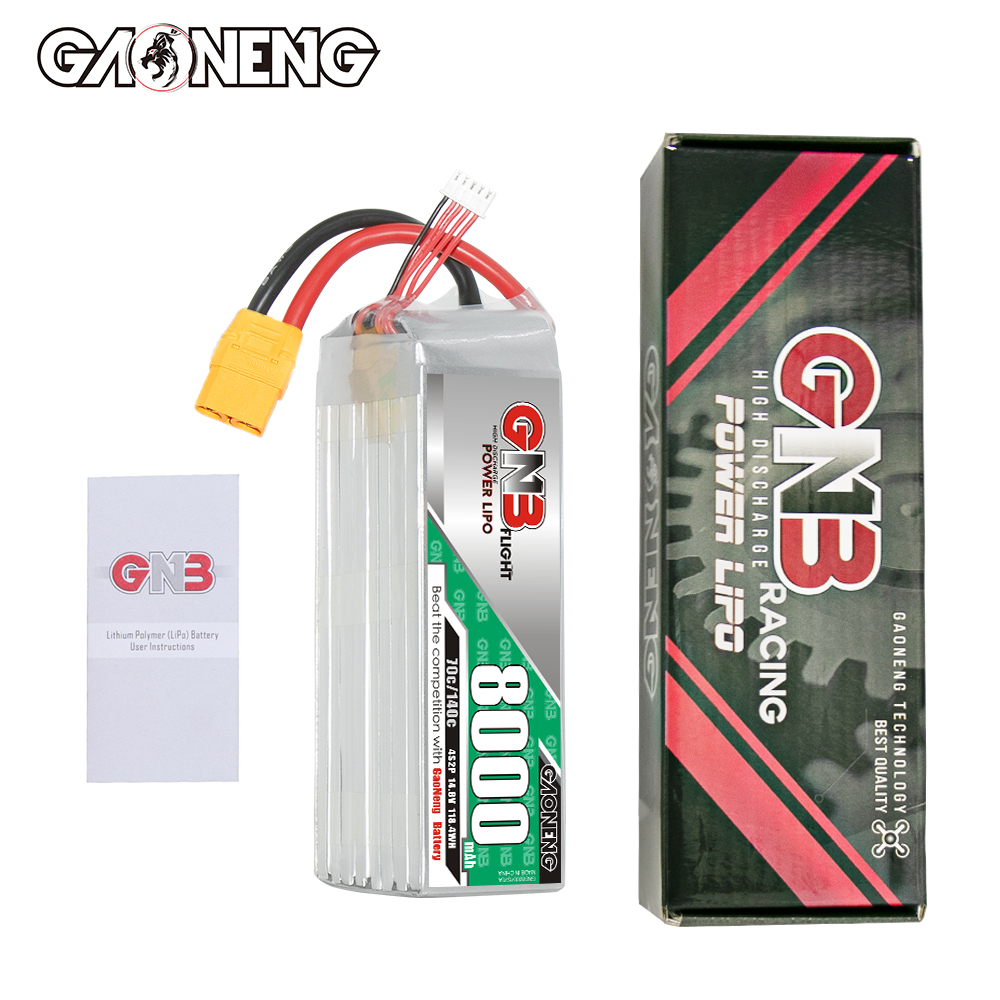 GAONENG GNB 4S 14.8V 8000mAh 70C LiPo Battery XT90