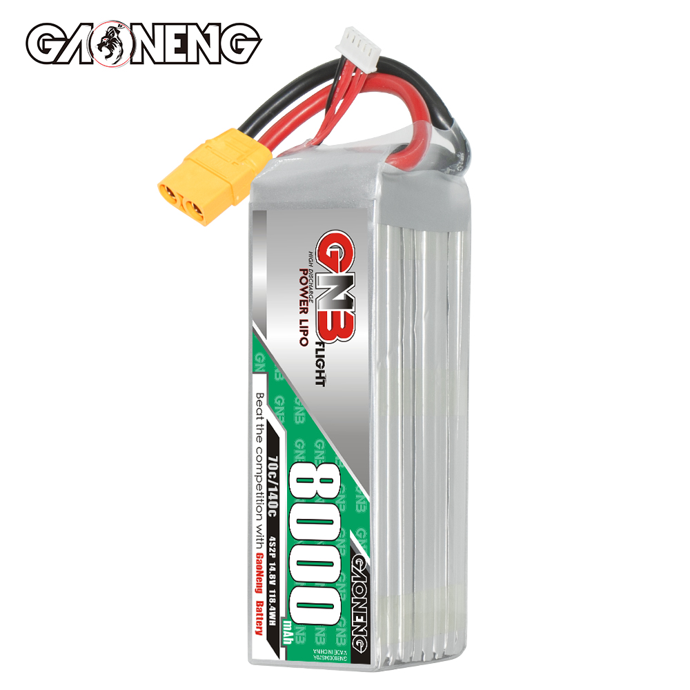 GAONENG GNB 4S 14.8V 8000mAh 70C LiPo Battery XT90