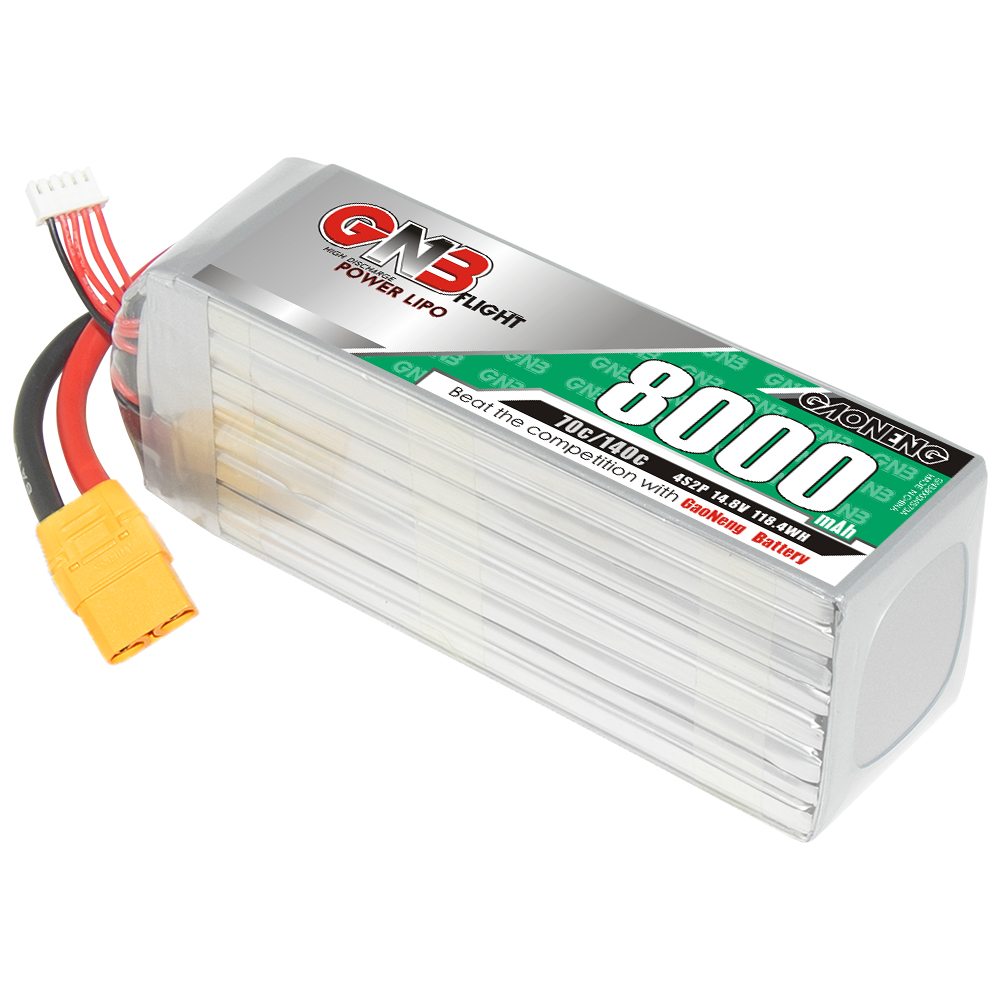 GAONENG GNB 4S 14.8V 8000mAh 70C LiPo Battery XT90