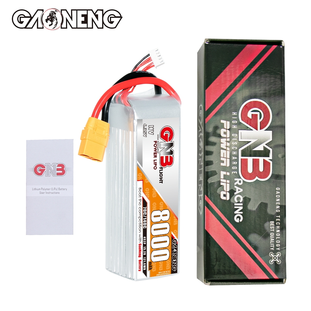 GAONENG GNB HV 4S 15.2V 8000mAh 70C XT90 LiPo Battery