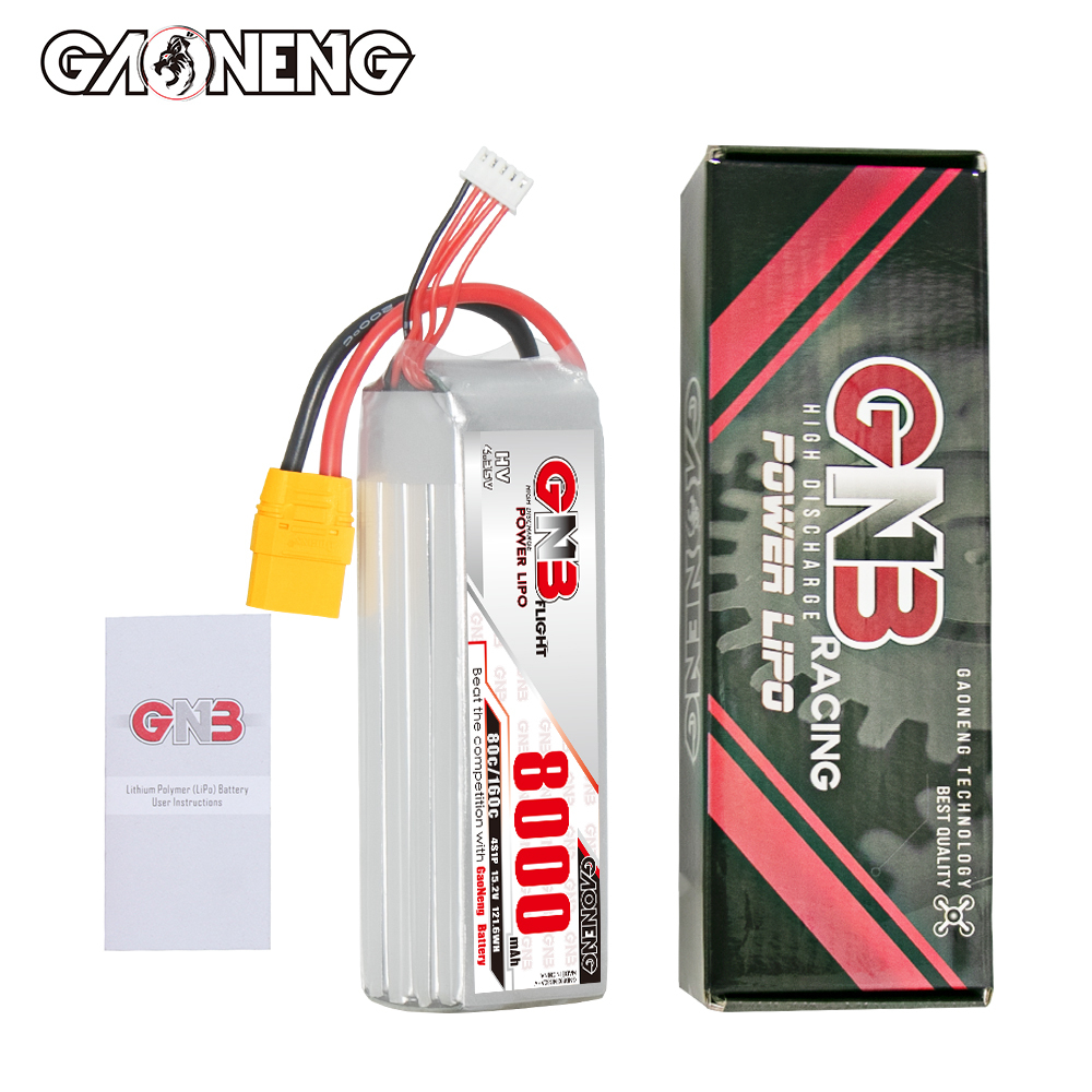 GAONENG GNB HV 4S 15.2V 8000mah 80C XT90 LiPo Battery