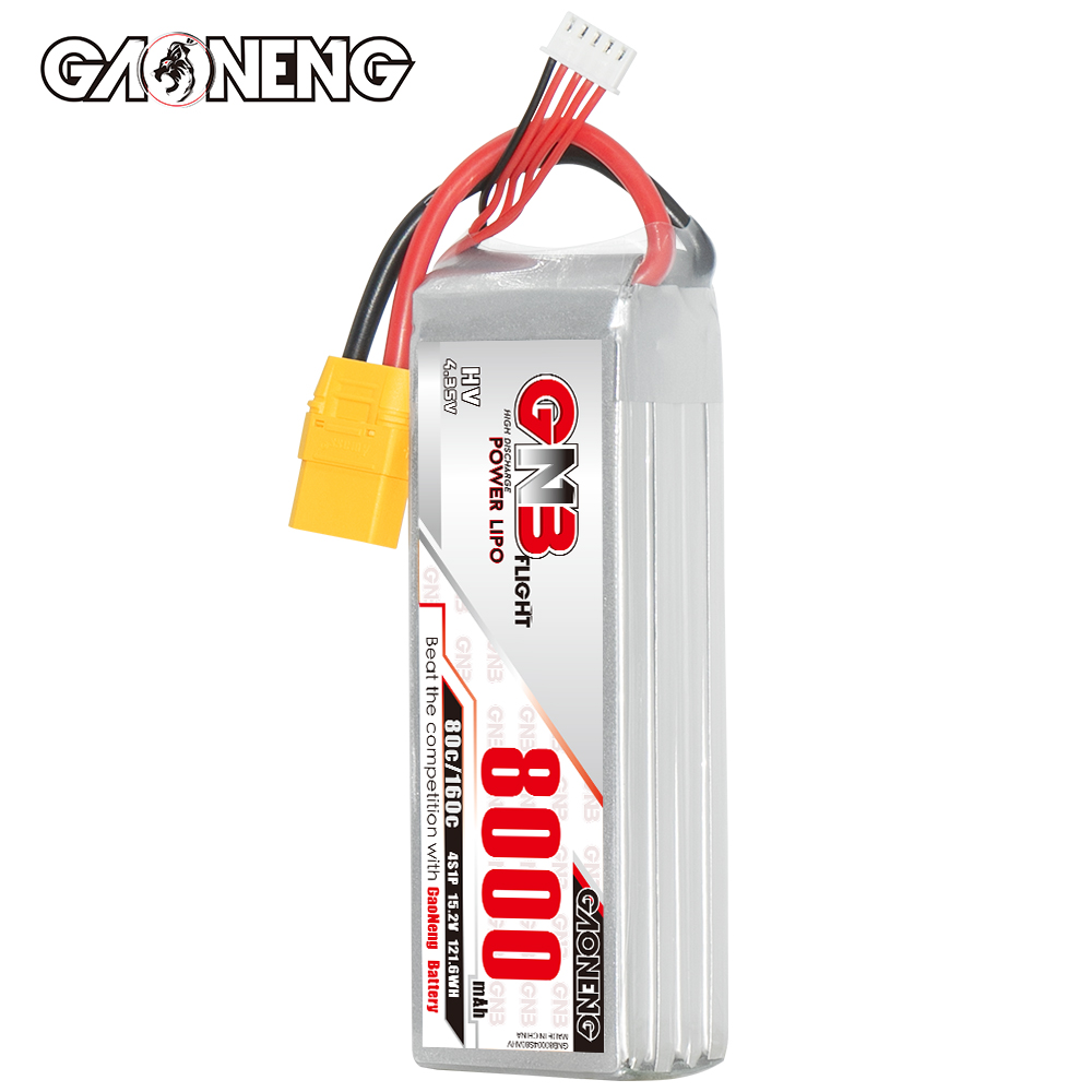 GAONENG GNB HV 4S 15.2V 8000mah 80C XT90 LiPo Battery