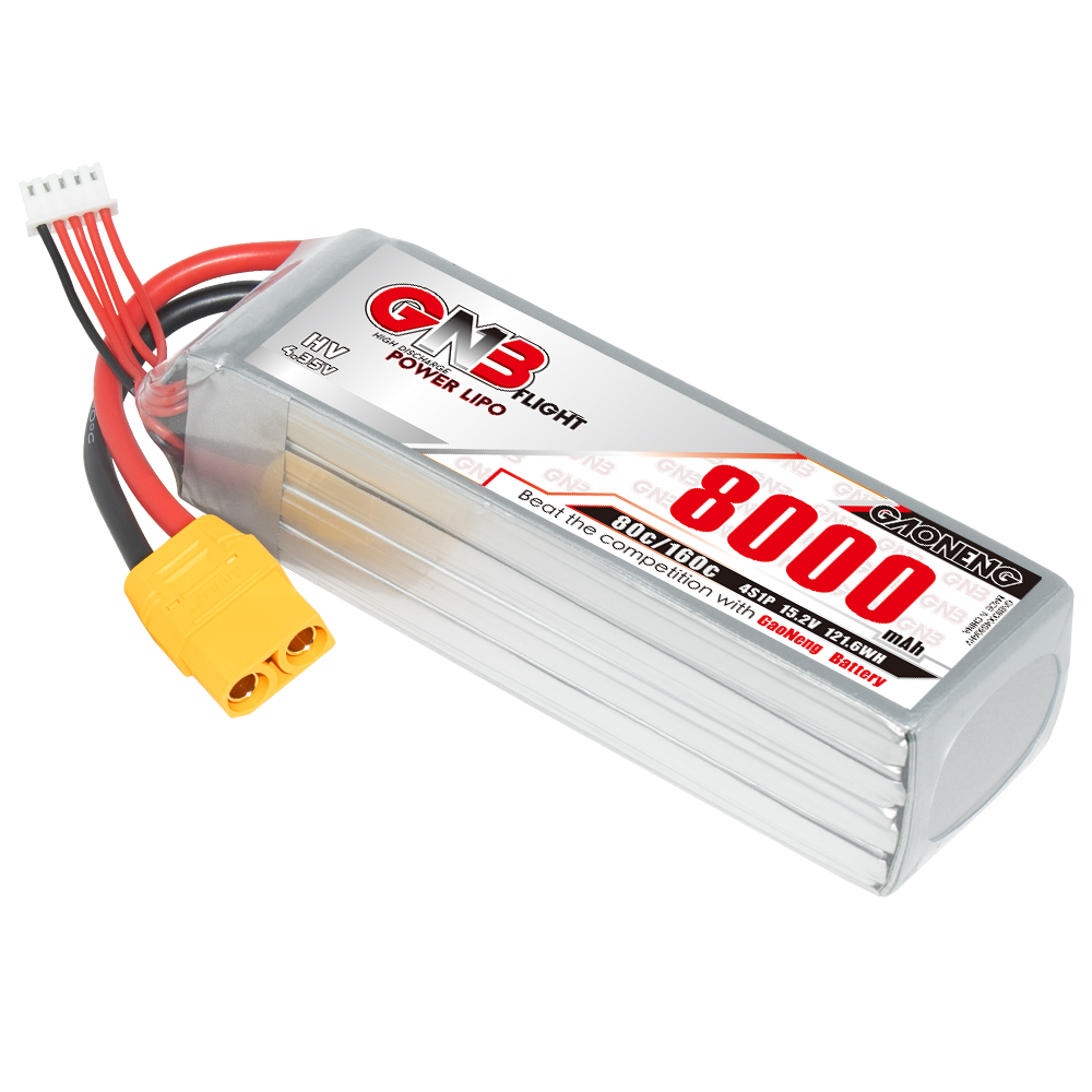 GAONENG GNB HV 4S 15.2V 8000mah 80C XT90 LiPo Battery
