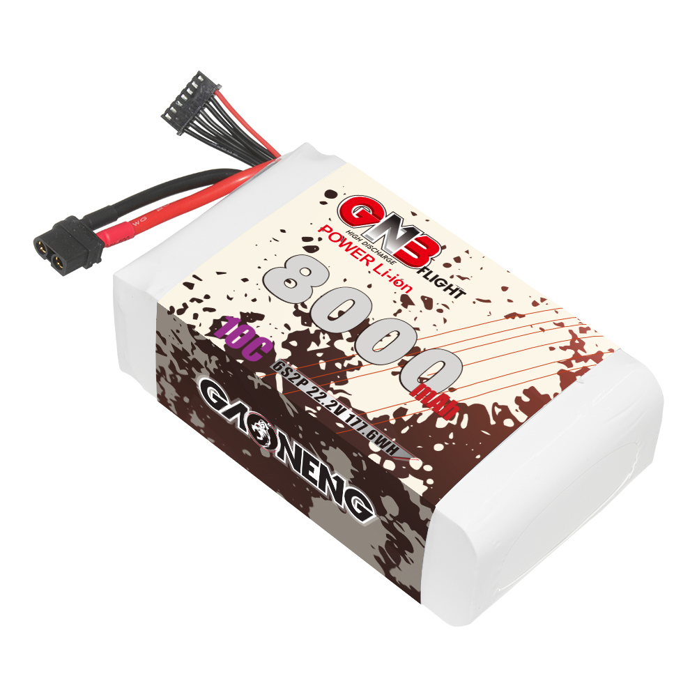 GAONENG GNB 6S 22.2V 4000mAh 10C XT60 Li-ion Battery made with Lishen 