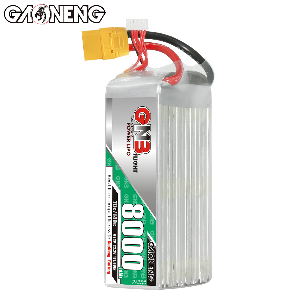 GAONENG GNB 6S 22.2V 8000mAh 70C LiPo Battery XT90
