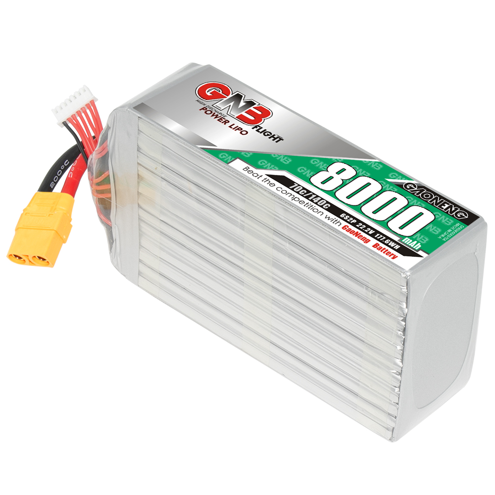 GAONENG GNB 6S 22.2V 8000mAh 70C LiPo Battery XT90