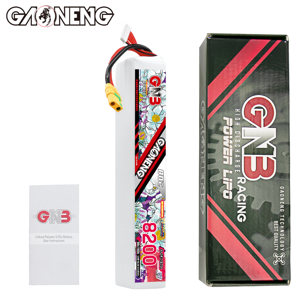 GAONENG GNB 12S 45.6V HV 8200mAh 80C LiPo Battery XT90S